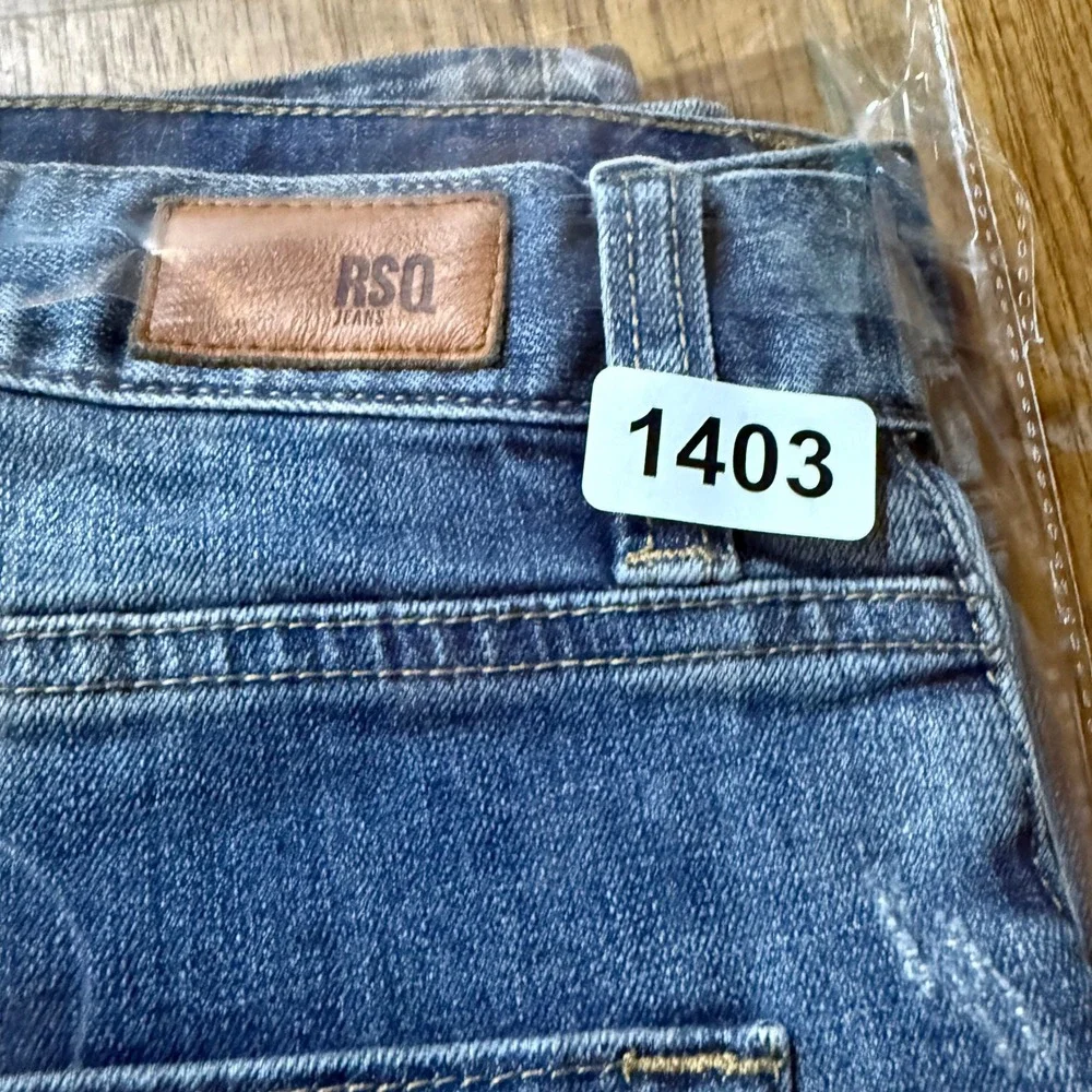 RSQ Seattle Denim Skinny Tapered Distressed Jeans Men‎ 30x32